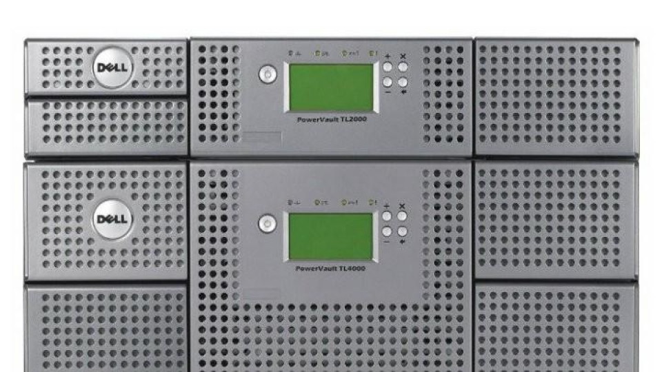 Dell presenteert nieuwe LTO7 tape­library